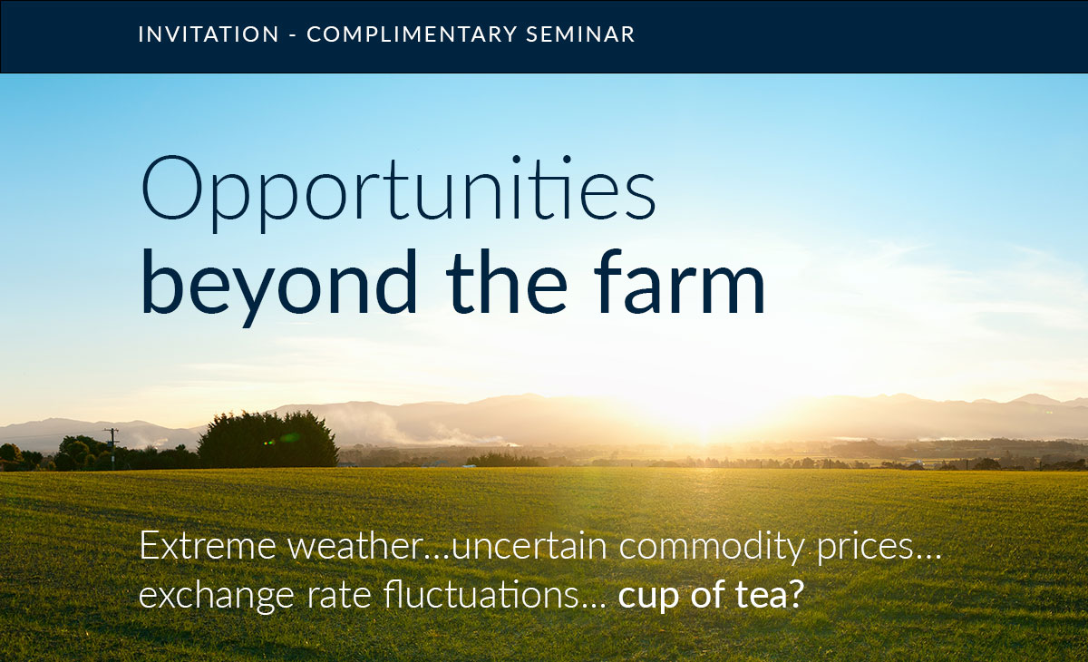 Martin Hawes presents "Opportunities Beyond the Farm" 