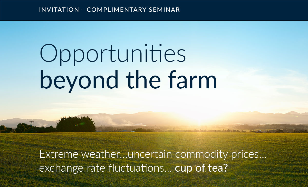 Martin Hawes presents "Opportunities Beyond the Farm"